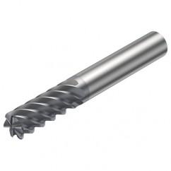 R215.24-04050BAC11H 1610 4mm 4 FL Solid Carbide End Mill - Corner Radius w/Cylindrical Shank - Caliber Tooling