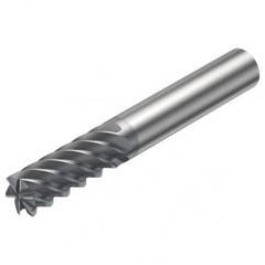 R215.36-16050-AC32H 1610 16mm 6 FL Solid Carbide End Mill - Corner Radius w/Cylindrical Shank - Caliber Tooling