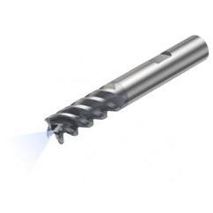 R215.34C06050-BC13P 1640 6mm 4 FL Solid Carbide End Mill - Corner Radius w/Weldon Shank - Caliber Tooling