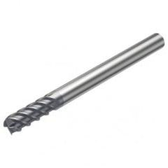 R215.H4-06050BAK02P 1620 6mm 4 FL Solid Carbide high feed End Mill w/Cylindrical Shank - Caliber Tooling