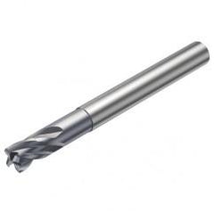 R216.24-06030BAJ06G 1610 6mm 4 FL Solid Carbide End Mill - Corner Radius w/Cylindrical Shank - Caliber Tooling