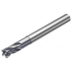 R216.24-10030BAJ10G 1610 10mm 4 FL Solid Carbide End Mill - Corner Radius w/Cylindrical Shank - Caliber Tooling