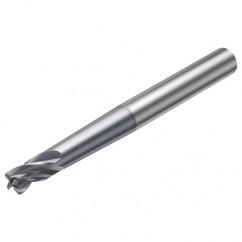 R216.22-03030BAP03G 1610 3mm 2 FL Solid Carbide End Mill - Corner Radius w/Cylindrical Shank - Caliber Tooling