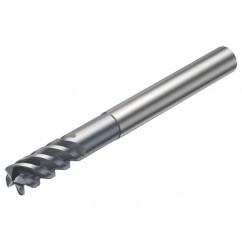 R216.24-10050DCK22P 1620 10mm 4 FL Solid Carbide End Mill - Corner Radius w/Cylindrical - Neck Shank - Caliber Tooling