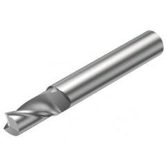 2P230-0300-NA H10F 3mm FL Straight Center Cut w/Cylindrical Shank - Caliber Tooling