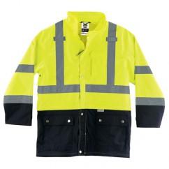 8365BK 2XL LIM/BLK FRONT RAIN JACKET - Caliber Tooling