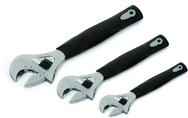 3 Piece Ratcheting Adjustable Wrench Set - Caliber Tooling