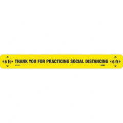 NMC - "Thank You for Practicting Social Distancing" Adhesive-Backed Floor Sign - Caliber Tooling