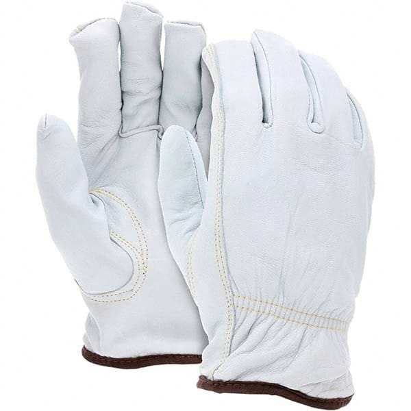 MCR Safety - Size 2XL, ANSI Cut Lvl A4, Puncture Lvl 3, Abrasion Lvl 4, Uncoated Cut & Puncture Resistant Gloves - Caliber Tooling