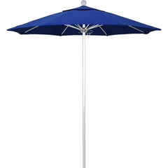 Patio Umbrellas; Diameter (Feet): 7.5; Height (Feet): 8.000; Fabric Color: Pacific Blue; Base Included: No; Canopy Fabric: Pacifica; Fade Resistant: Yes; Additional Information: Push Lift; Frame Material: Aluminum