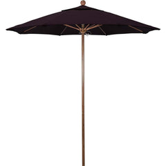 Patio Umbrellas; Diameter (Feet): 7.5; Height (Feet): 8.000; Fabric Color: Purple; Base Included: No; Canopy Fabric: Pacifica; Fade Resistant: Yes; Additional Information: Push Lift; Frame Material: Aluminum