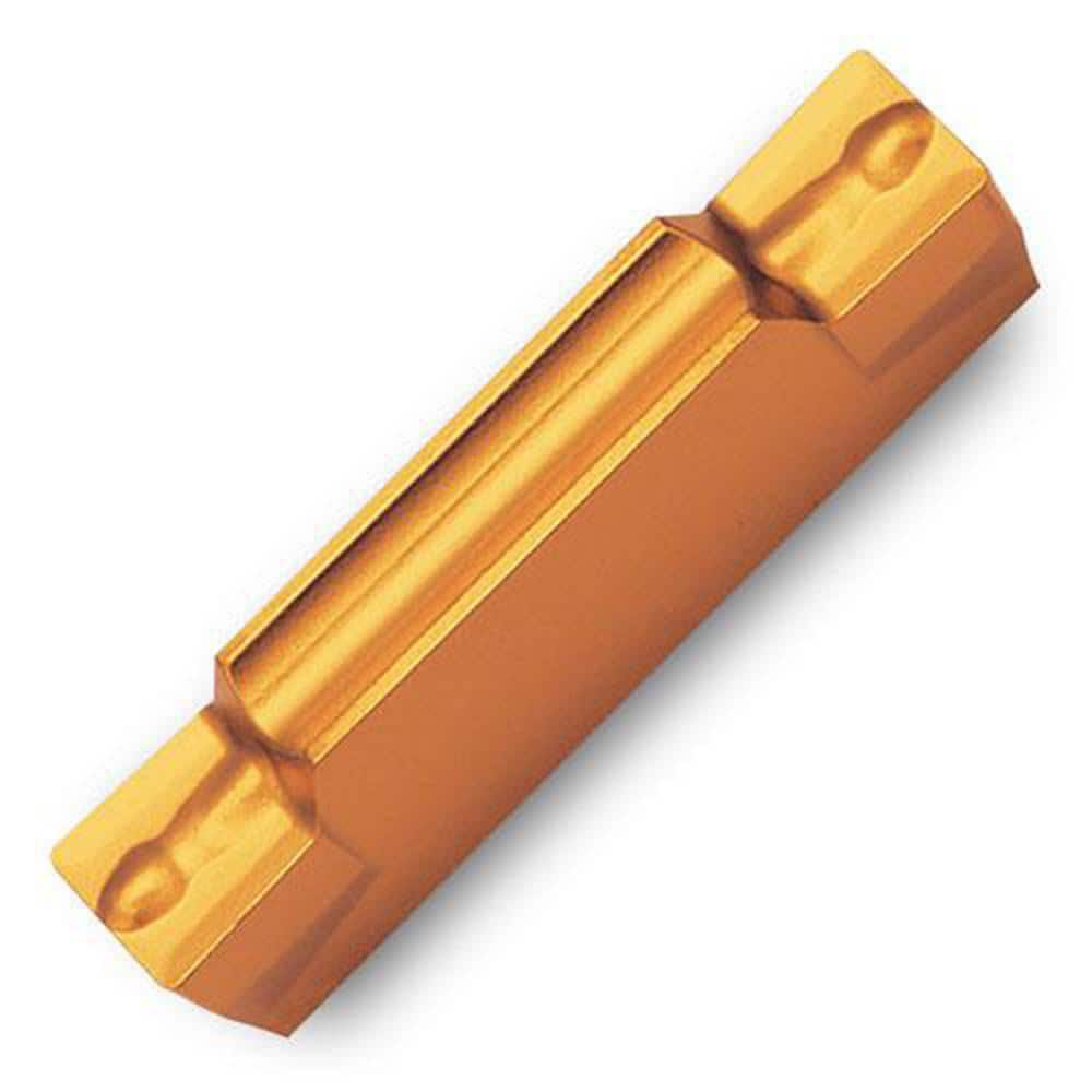 Grooving Insert: TDTT TT9030, Solid Carbide TiAlN Finish, Neutral, 0.157″ Cutting Width, Series TDT-E