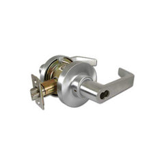 Lever Locksets; Type: Storeroom; Key Type: Keyed Different; Strike Type: ASA Strike; Finish/Coating: Satin Chrome; Material: Steel; Material: Steel; Door Thickness: 1 5/8 - 1 7/8; Backset: 2.75; Lockset Grade: Grade 2; Cylinder Type: SFIC Less Core; Minim