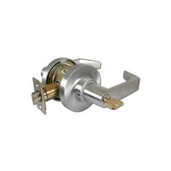 Lever Locksets; Type: Classroom; Key Type: Keyed Different; Strike Type: ASA Strike; Finish/Coating: Satin Chrome; Material: Steel; Material: Steel; Door Thickness: 1 5/8 - 1 7/8; Backset: 2.75; Lockset Grade: Grade 1; Cylinder Type: Conventional; Minimum