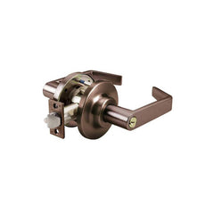 Lever Locksets; Type: Classroom Intruder; Key Type: Keyed Different; Strike Type: ANSI 4-7/8; Finish/Coating: Oil Rubbed Bronze; Material: Steel; Material: Steel; Door Thickness: 1-3/4″ ™2-1/4″ ™; Backset: 2.75; Lockset Grade: Grade 1; Cylinder Type: Conv