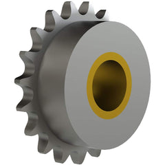 Chain Idler Sprockets; Bore Diameter: 1.0000; Hub Diameter: 2.0625; Pitch: 0.75 in; Compatible Shaft Diameter: 1 in; Number Of Strands: 1; Bearing Type: Plain; Material: Steel; Number of Teeth: 11; Minimum Order Quantity: Steel; Shaft Diameter (Inch): 1 i