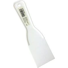 Putty Knife: Plastic, 2″ Wide Flexible, Plastic Handle