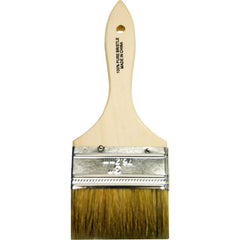 Paint Brush: Natural Bristle, Natural Bristle 5-1/4″ , Wood Handle, for Oil