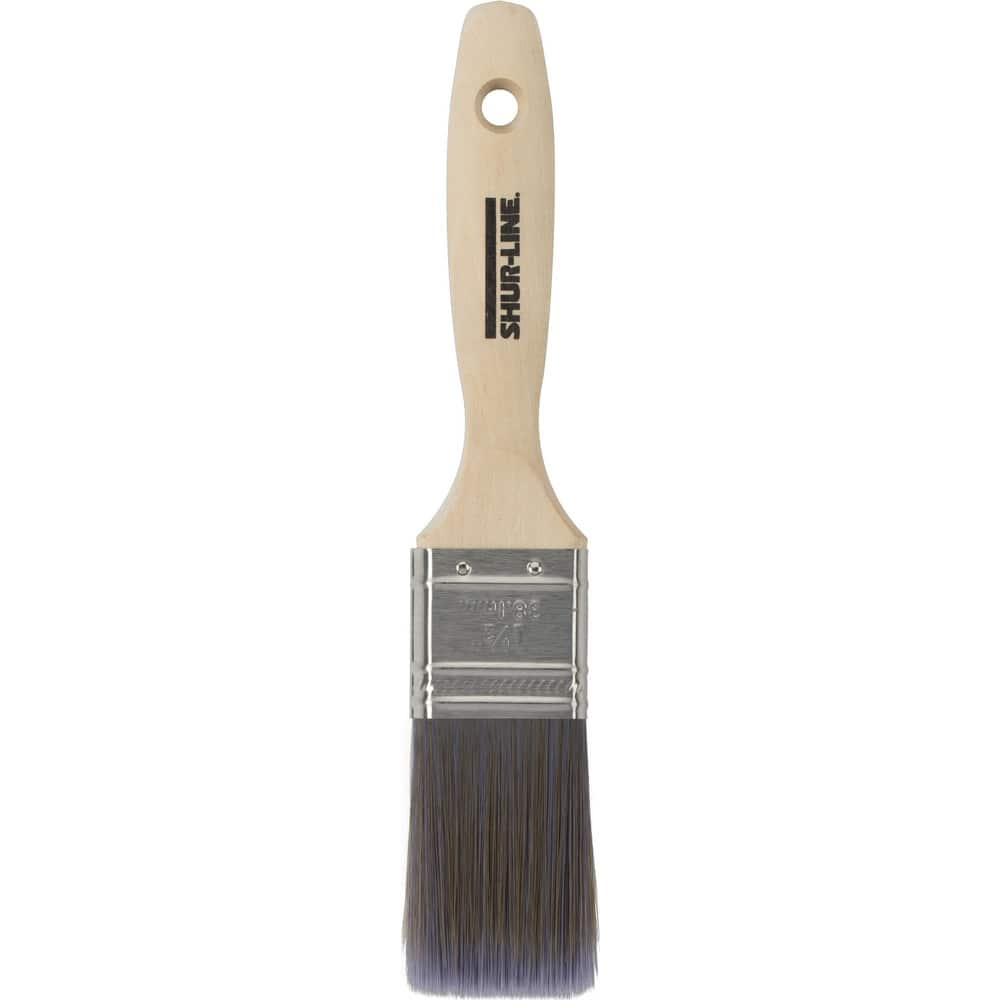 Paint Brush: Polyester, Synthetic Bristle 5″ Beavertail, Wood Handle, for Latex Flat & Water