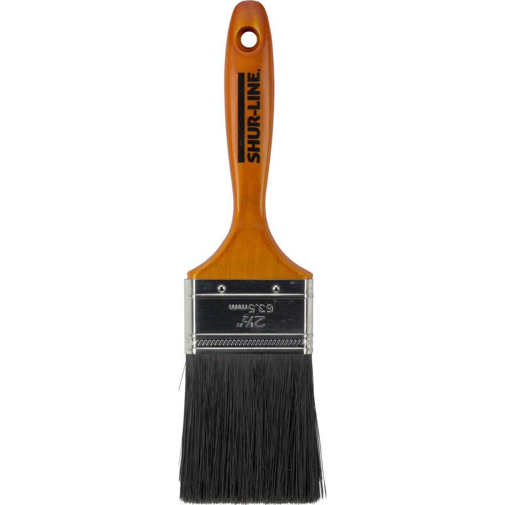 Paint Brush: Polyester, Synthetic Bristle 5-3/4″ , Wood Handle, for Latex Flat & Water