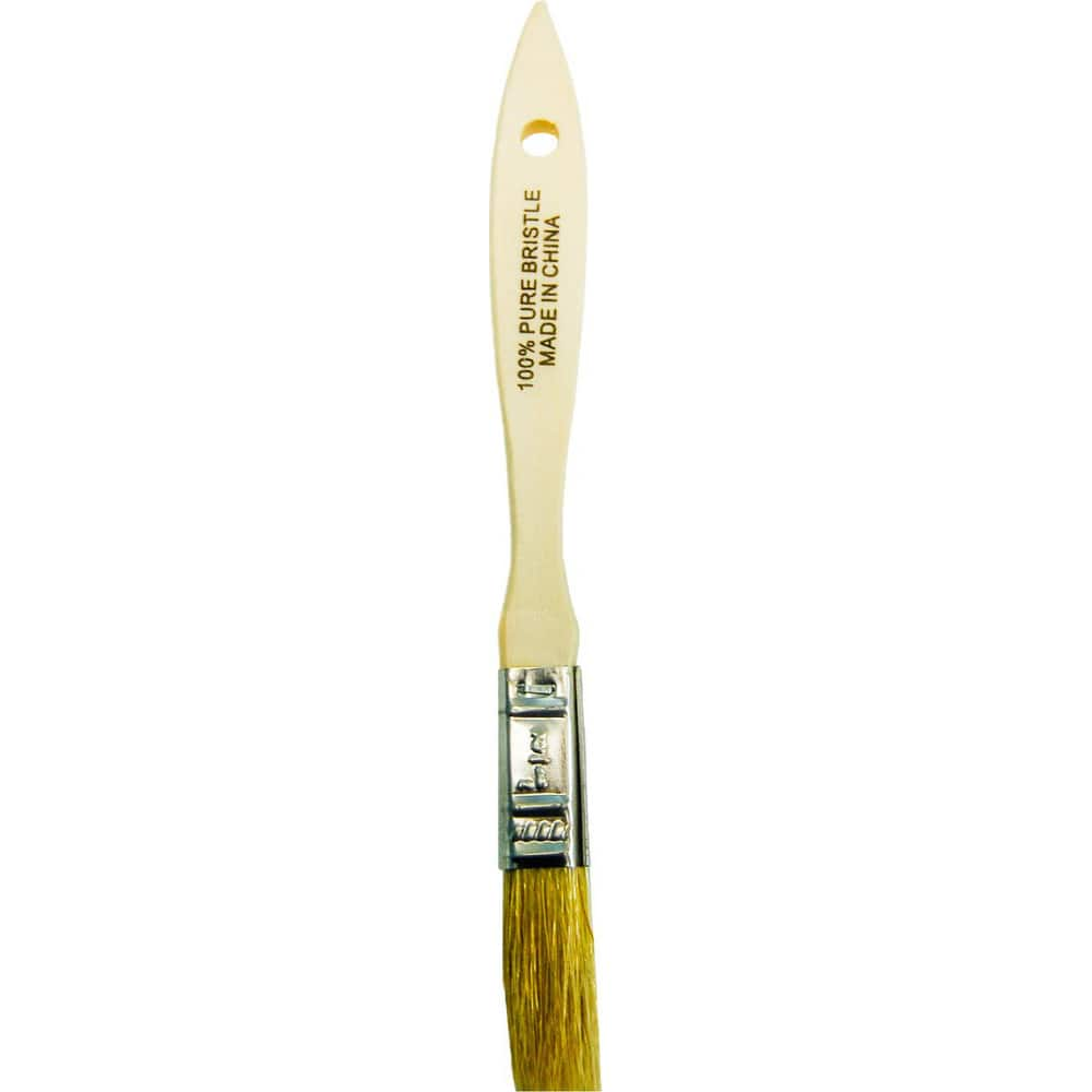 Paint Brush: Natural Bristle, Natural Bristle 4-1/4″ , Wood Handle, for Oil