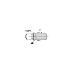 Modular Tool Holding System Adapter: S05 Modular Connection, ER11 Taper 7.9″ Body Dia, 17″ OAL