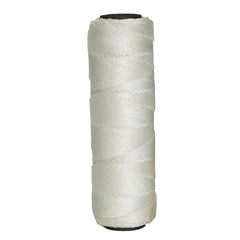 Twine; Type: Mason Line; Material: Nylon; Twine Construction: Twisted; Color: White; Overall Diameter: 0.052; Breaking Strength (Lb.): 120.000; Twine Size: #15; Length (Feet): 1000.00; Twine Size: #15; Diameter (Decimal Inch): 0.052; Color: White; Overall