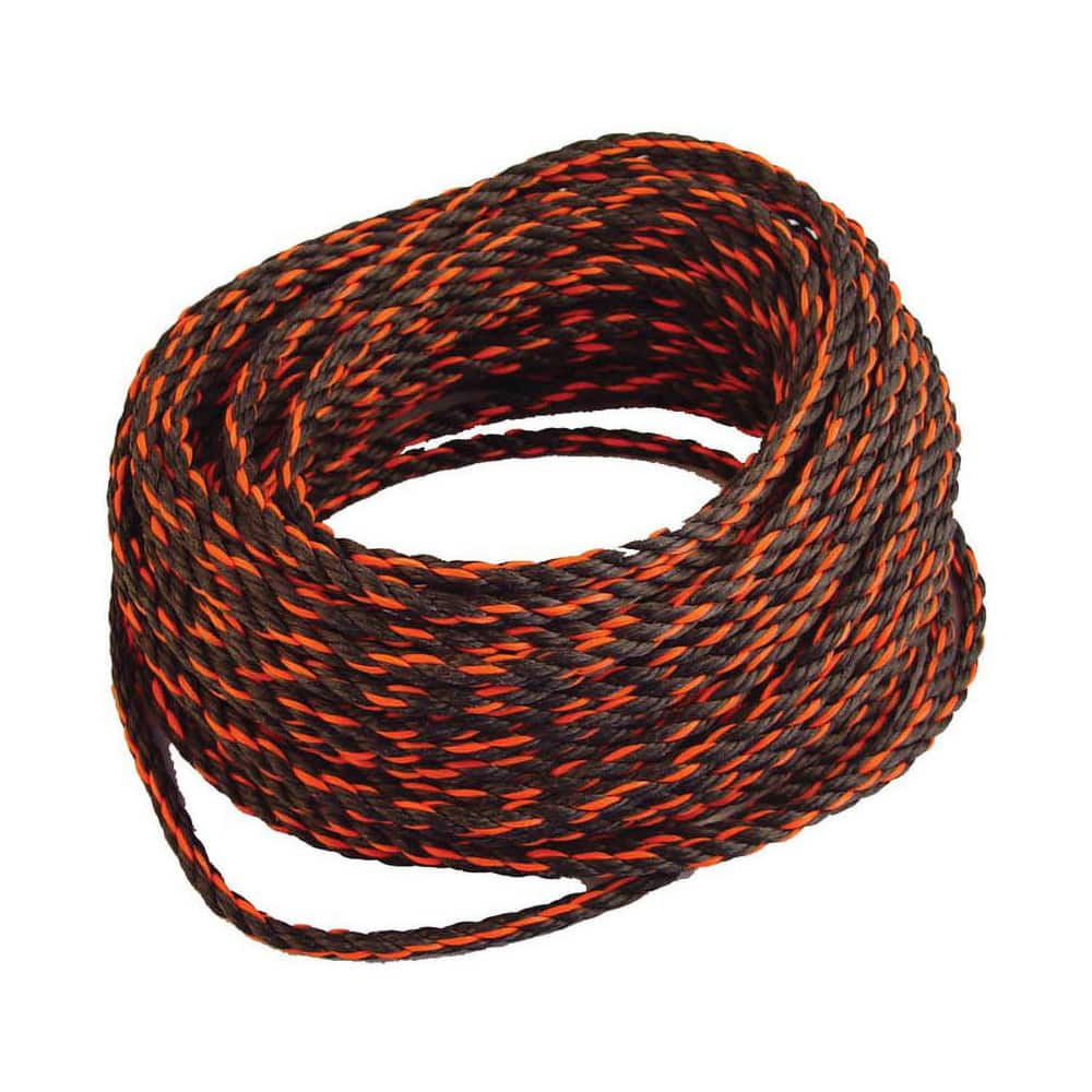 Rope; Rope Construction: Twisted; Material: Polypropylene; Work Load Limit: 4 lb; Rope Diameter (Fractional Inch): 1/2; Color: Red; Black; Length Ft.: 100