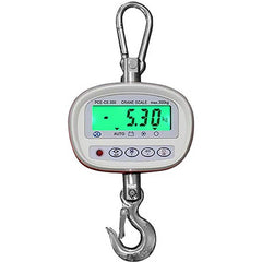 Crane Scales & Hanging Scales; Type: Crane Scale; Capacity (Lb.): 661.00; Capacity (kg): 300.0000; Display Type: LCD w/Backlight; Graduation: 0.05