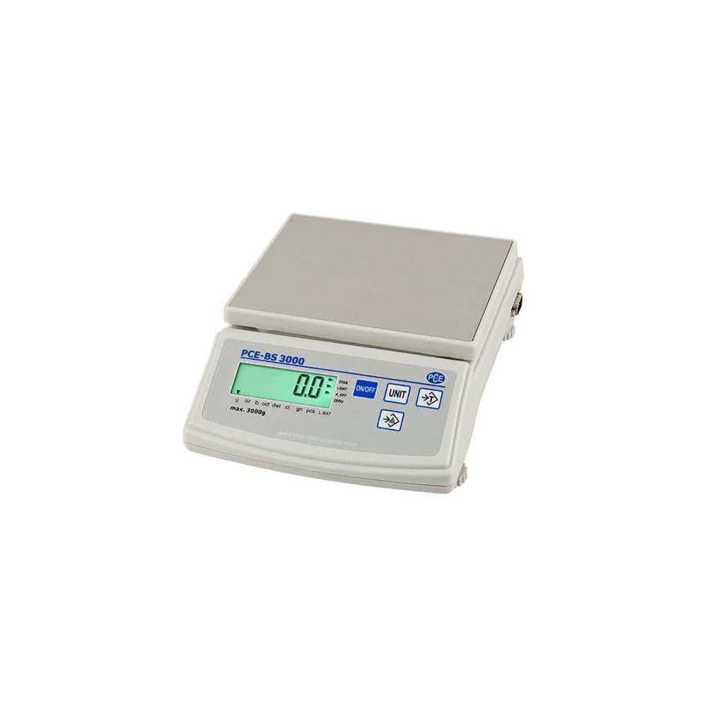 Shipping & Receiving Platform & Bench Scales; System Of Measurement: pounds; ounces; grams; Display Type: Backlit; Digital LCD; Capacity (Lb.): 3000.000; Capacity (kg): 3000.000; Capacity: 3000.000; Calibration: Digital; Graduation: 0.1000; Graduation: 0.