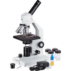 Microscopes; Microscope Type: Compound; Eyepiece Type: Monocular; Image Direction: Upright; Eyepiece Magnification: 10x; Maximum Magnification: 40x