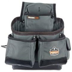 5522 GRAY 16-POCKET TOOL POUCH-SYNTH - Caliber Tooling