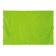 Shelters; Type: Canopy; Width (Feet): 1; Overall Length: 10.00; Center Height: 10 ft; Side Height: 10 ft; Covering Finish: Polyurethane-Coated; Number Of Doors: 1.000; Number Of Sides: 1; Color: Lime Green; Includes: One Sidewall; Opening Width: 10 ft; Op