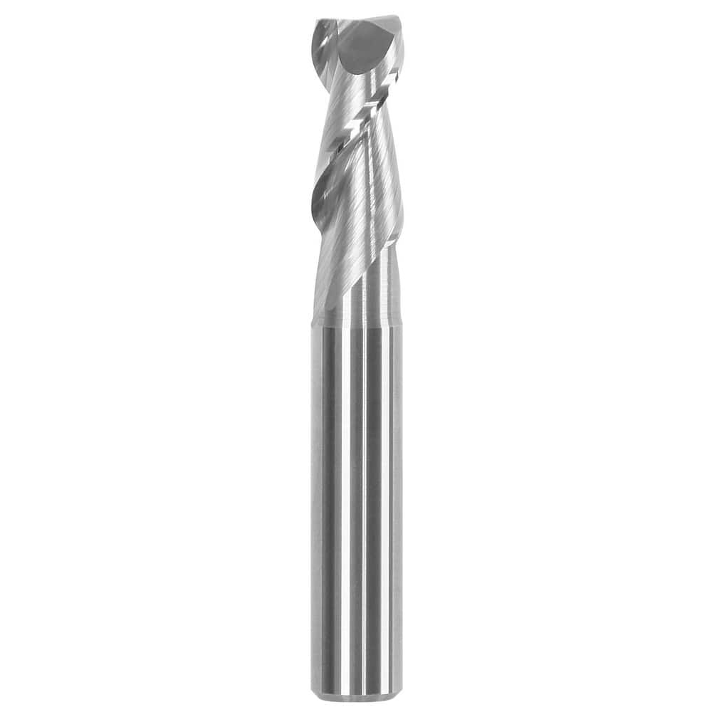 Corner Chamfer End Mill: 0.315″ Dia, 0.748″ LOC, 2 Flute, 0.0031″ Chamfer Width, Solid Carbide 2.52 mm OAL, Bright/Uncoated, Centercutting