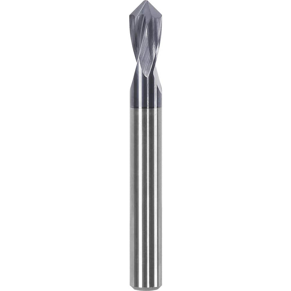 Drill Mills; Number Of Flutes: 2; End Mill Material: Solid Carbide; Helix Angle: 20.00; Point Angle: 60.00; Overall Length: 3.50