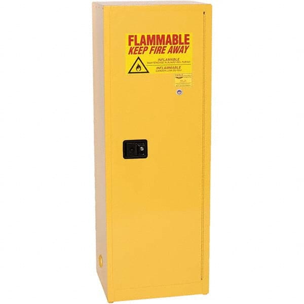 Eagle - Safety Cabinets Hazardous Chemical Type: Flammable and Combustible Liquids Color: Yellow - Caliber Tooling