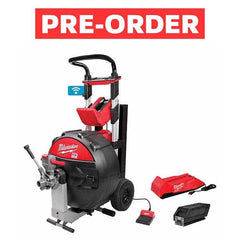 Milwaukee Tool - Electric & Gas Drain Cleaning Machines Type of Power: Cordless For Minimum Pipe Size: 3 (Inch) - Caliber Tooling