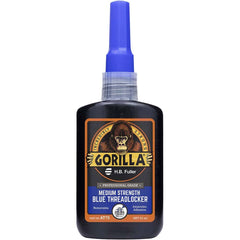 GorillaPro - 50 mL Bottle, Blue, Medium Strength Threadlocker - Caliber Tooling