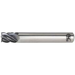 Corner Radius End Mill: 1/8″ Dia, 5/32″ LOC, 0.015″ Radius, 5 Flutes, Solid Carbide 2-1/4″ OAL, 1/8″ Shank Dia, 40 ° Helix, EXO Coated, Corner Radius End, Series VGM5-LN