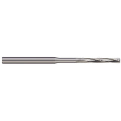 Harvey Tool - 0.1245" Diam 4-Flute Straight Shank Helical Flute Solid Carbide Chucking Reamer - Exact Industrial Supply