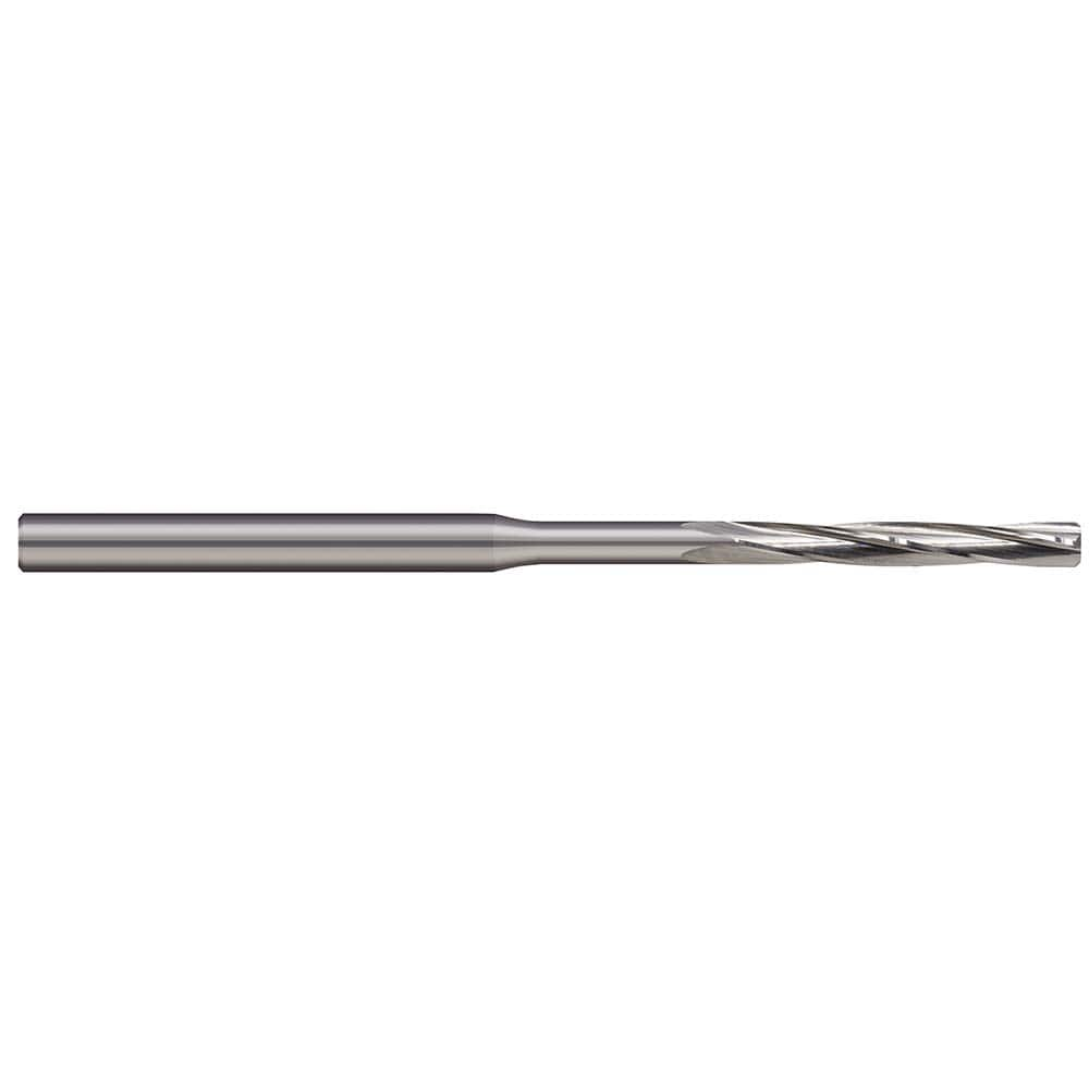 Harvey Tool - 0.1255" Diam 4-Flute Straight Shank Helical Flute Solid Carbide Chucking Reamer - Exact Industrial Supply