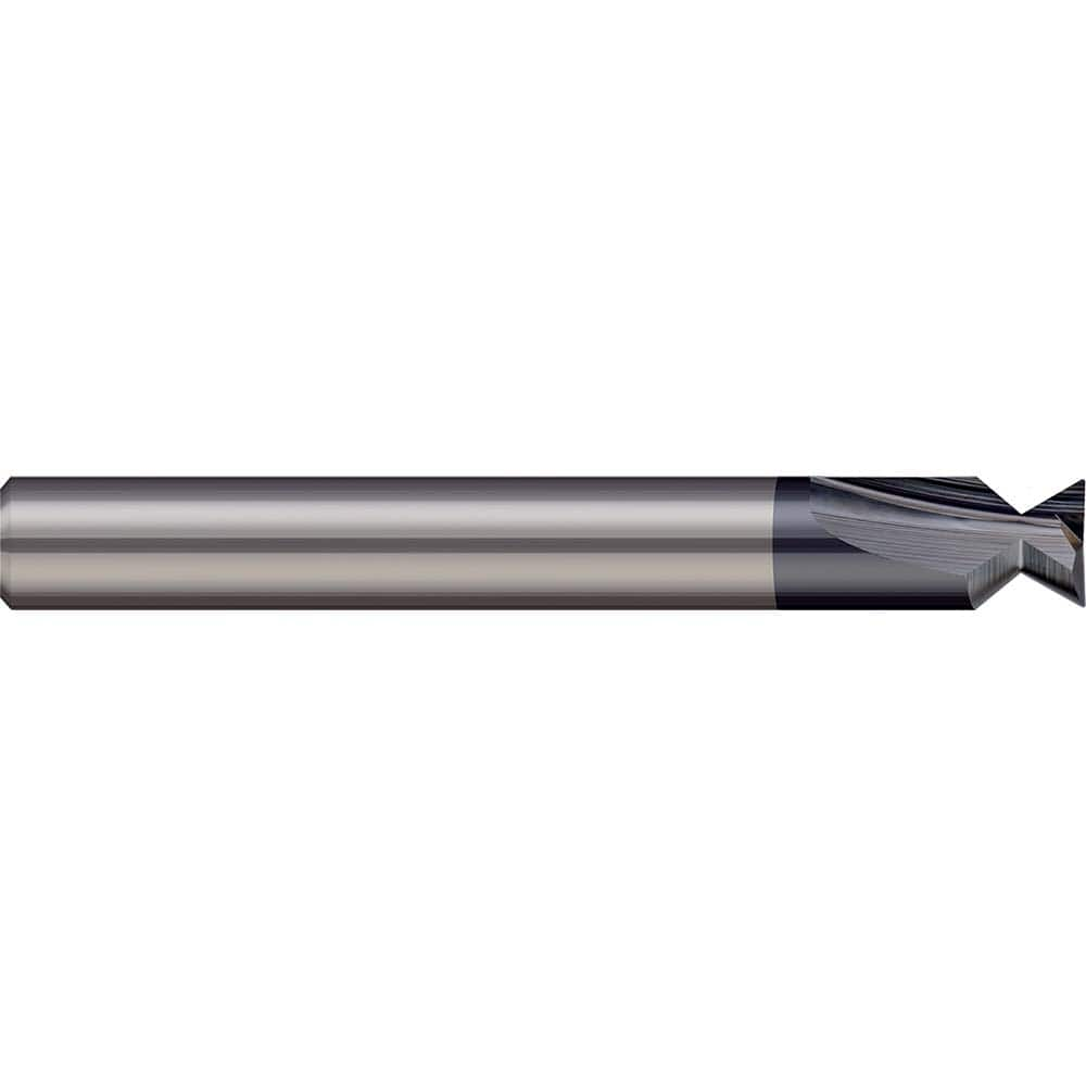 Harvey Tool - 120° 1/4" Cut Diam, 1/16" Cut Width, Solid Carbide Dovetail Cutter - Exact Industrial Supply