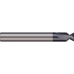 Harvey Tool - 90° 1/4" Cut Diam, 1/16" Cut Width, Solid Carbide Dovetail Cutter - Exact Industrial Supply