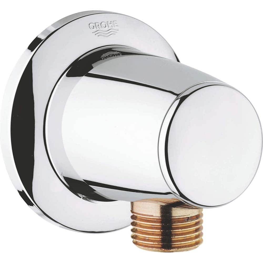 Grohe - Shower Heads & Accessories; Type: Shower outlet elbow ; Material: Metal ; Finish/Coating: Polished Chrome - Exact Industrial Supply