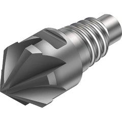 Sandvik Coromant - Corner Radius & Corner Chamfer End Mill Heads; Mill Diameter (mm): 3.00 ; Mill Diameter (Decimal Inch): 0.1181 ; End Type: Corner Radius ; Corner Radius (mm): 3 ; Number of Flutes: 4 ; Material: Solid Carbide - Exact Industrial Supply