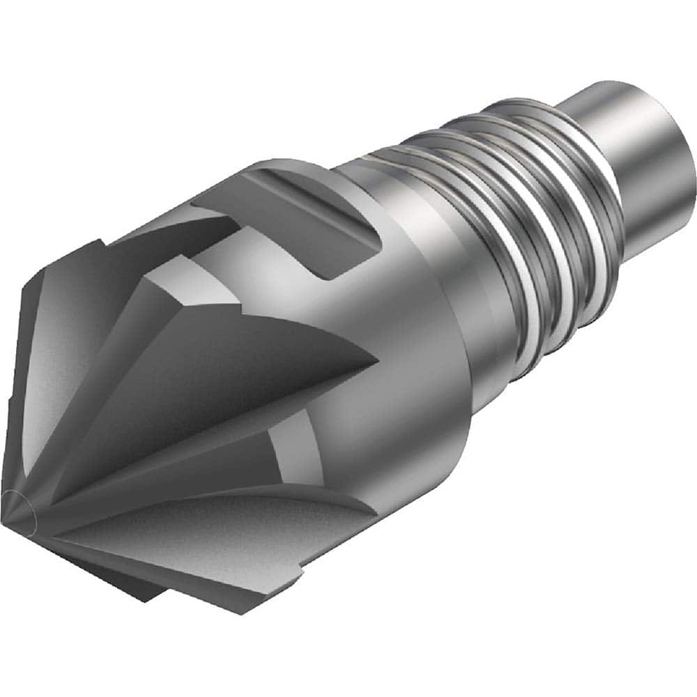 Sandvik Coromant - Corner Radius & Corner Chamfer End Mill Heads; Mill Diameter (mm): 7.00 ; Mill Diameter (Decimal Inch): 0.2756 ; End Type: Corner Radius ; Corner Radius (mm): 2.60 ; Number of Flutes: 8 ; Material: Solid Carbide - Exact Industrial Supply