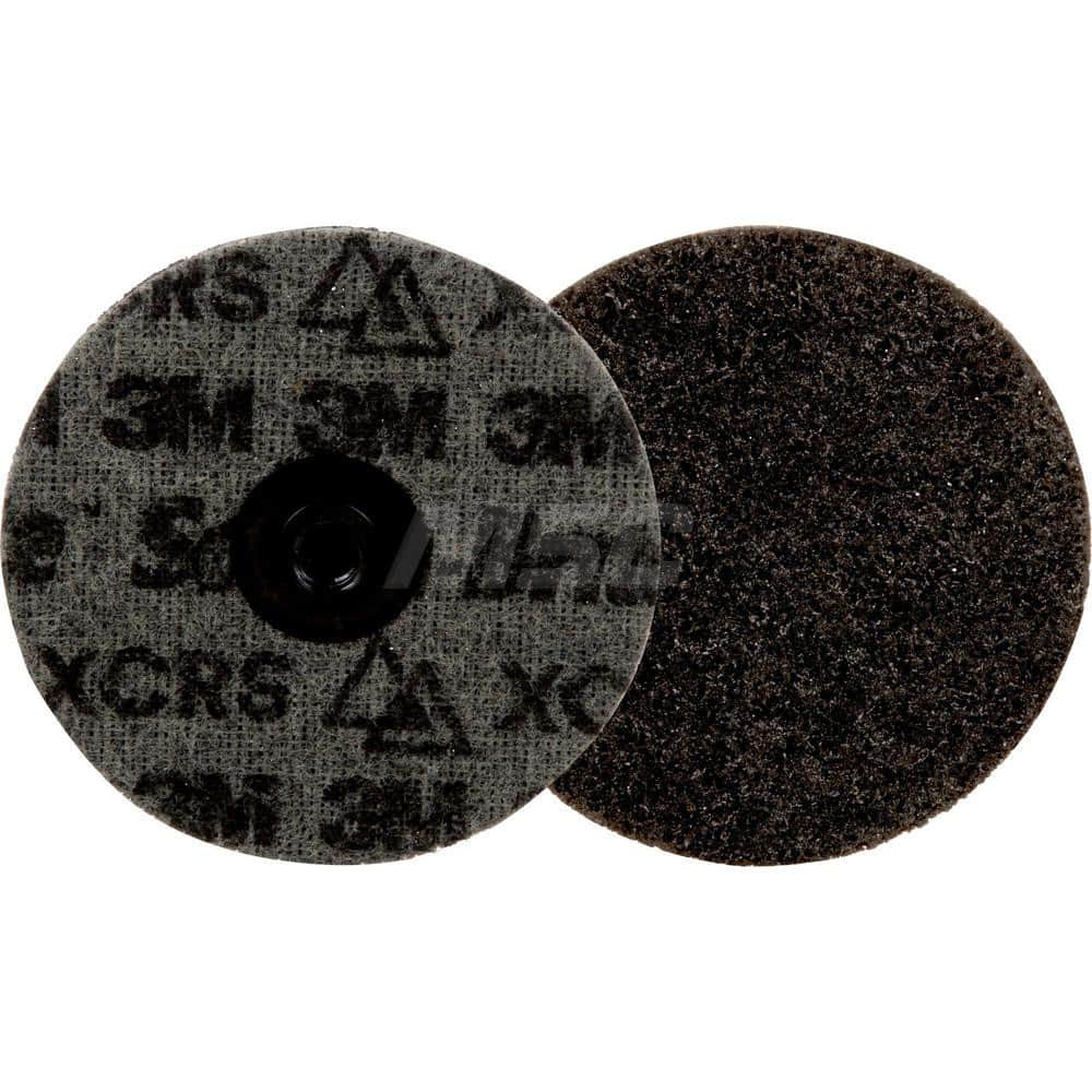 Quick-Change Disc: Roloc TS, 4″ Disc Dia, Ceramic, Non-Woven Gray, Non-Woven Backed, 15,000 RPM