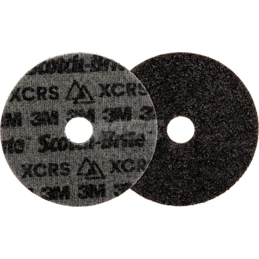 Quick-Change Disc: CD, 5″ Disc Dia, Ceramic, Non-Woven Gray, Non-Woven Backed, 12,000 RPM