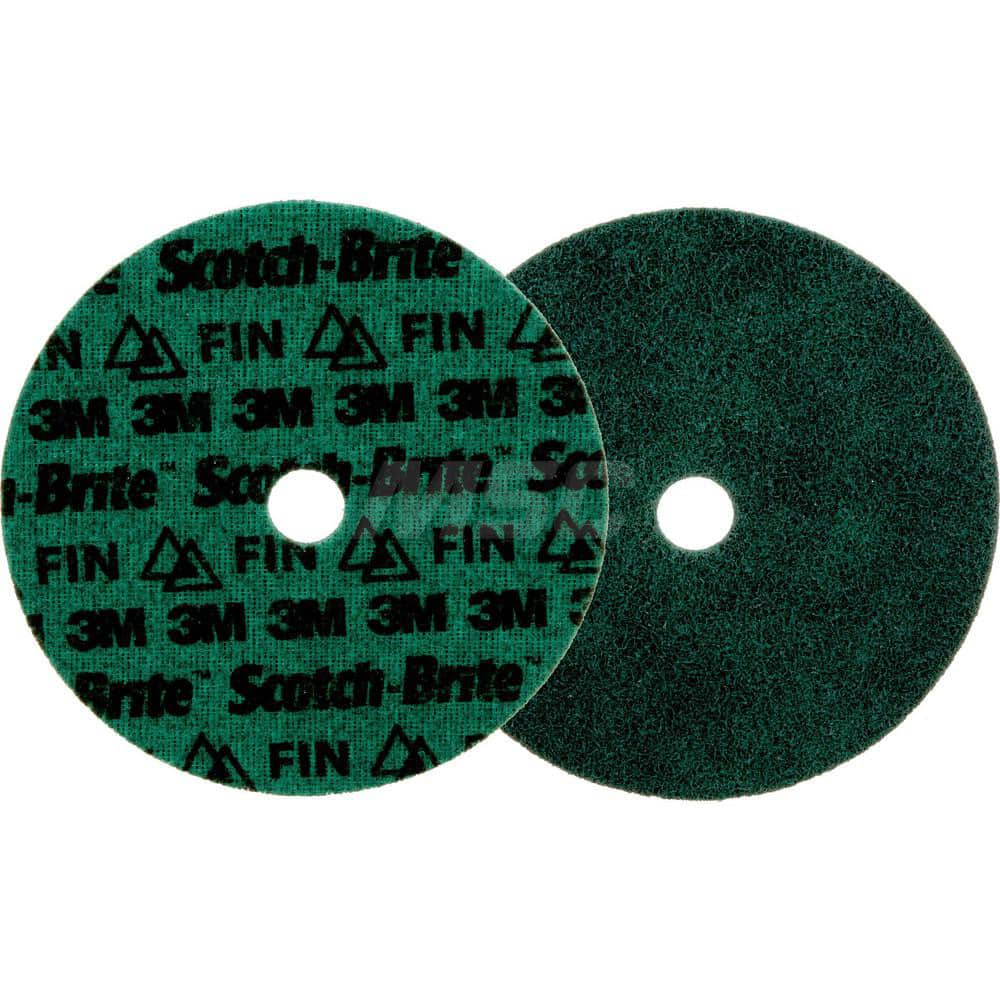 Quick-Change Disc: CD, 7″ Disc Dia, Ceramic, Non-Woven Green, Non-Woven Backed, 8,600 RPM