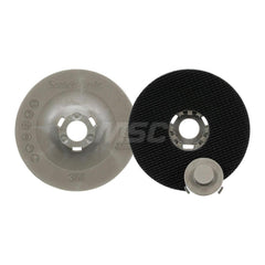 Disc Backing Pad: 4″ Dia, Disc Backing Pad Firm Grade, 15,000 Max RPM